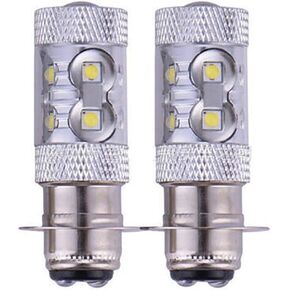 DSparts 100W H6 Headlight Fits For Honda Sportrax TRX400EX 1999-2008 8000K LED Lights Bulb
