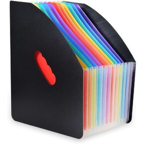 مجلد ملفات موسع من Marte Vanci مزود بـ 13 جيبًا، منظم ملفات مكتبي، حجم الحروف، منظم ملفات تخزين المستندات المحمولة، منظم ملفات الأكورديون للبريد الورقي الشهري، مكتب المدرسة in Kuwait