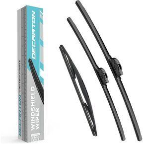 Windshield Wiper Blades Replacement for Acura MDX 2007 2008 2009 2010 2011 2012 2013 Original Factory Quality Front Rear Wipers Blade Set for Car - 26" 21" 12" (Piece of 3)