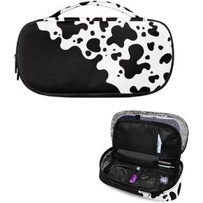 Cow Print Patchwork Insulin Cooler Lightweight Insulin Vial Cooler Travel Case for Insulin Pen and Medication Insulin Vial Cooler Travel Case for Travel/Outdoor/Indoor/Vacation