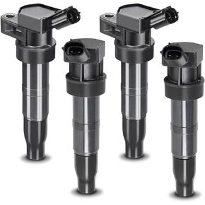 Set of 4 Ignition Coils Pack for Hyundai Sonata Santa Fe Tucson Equus Genesis Kia Optima Borrego Forte Sorento Sportage