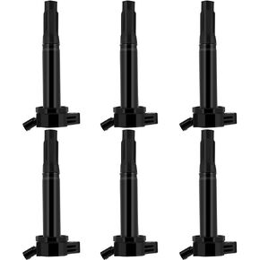ECCPP Set of 6 Ignition coil for Lexus & for Lotus for Toyota for Highlander for Avalon for Camry for Sienna ES350 RX350 RX450H V6 3.5L Engine OE Part Numbers 90919-A2007 UF487 C1601