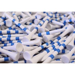 Golf Tees - 200-Pack of 3 1/4" Sight Line Tees - Premium 100% Solid Hardwood - Natural Style