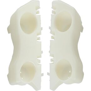 Pack of 2 Front Bumper Fender Brackets Left And Right Replaces 62221-4RA1A 62221-4RA2A 62220-4RA1A 62220-4RA2A Compatible with Nissan Maxima 2016-2020, White