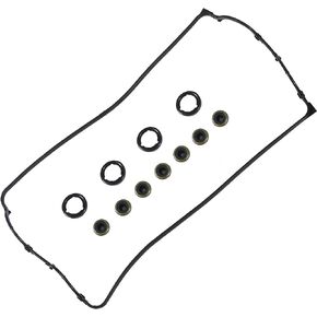 X AUTOHAUX 1 Set 12341-PR4-A00 Engine Valve Cover Gasket for Honda CR-V L4 2.0L 1997-2001 for Acura Integra L4 1.8L 1990-2001