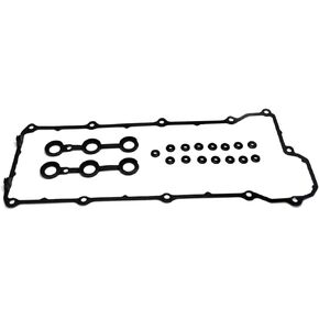 Engine Valve Cover Gasket Kit with Grommet Seals Spark Plug Tube Seals Fit for 1992-1995 BMW 325i 325is 525i 525it M3 E34 E36 M50B25 S50B30 2.5L 3.0L L6 DOHC
