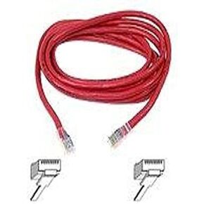 Belkin 7ft 10/100BT RJ45M/RJ45M CAT5E Patch Cable (Red)
