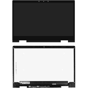 15.6" FHD LCD Display Touch Screen Assembly w/Digitizer Board Bezel Replacement for HP Envy X360 15M-BP111DX 15M-BP112DX 15M-BP011DX 15M-BP012DX 15M-BQ021DX 15M-BQ121DX 15-BP143CL 15-BP152WM