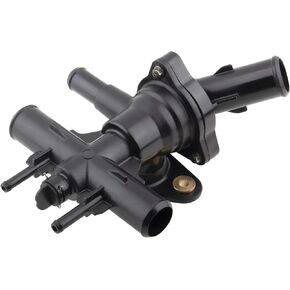 BOXI 902-858 Thermostat Housing Kit Assembly Fit For 2005 2006 2007 for Ford Five Hundred for Ford Freestyle for Mercury Montego (3.0L V6 Engine ONLY) Replaces 5F9Z18599BA 5F9Z8592BA