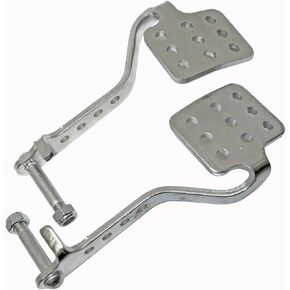 Silver Kart Vintage PartsBrake & Throttle Pedals Fits Road Rocket Azusa Fun Kart Radio Flyer Carter Heavy Duty Lock Nuts cart Racing Drift Trike