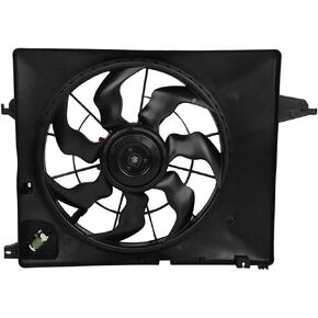 SCITOO Radiator Cooling Fan Compatible with 621-493 622730 2010-2012 for Santa Fe 2011-2013 for Kia Sorento