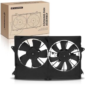 A-Premium Engine Radiator Cooling Fan Assembly Compatible with Select Chrysler Models - Pacifica 2004 2005 2006 2007 2008 - Replace # 5102428AA, 5102429AA