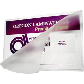 Oregon Laminations Premium Menu Size Hot Laminating Pouches 5 Mil 12 x 18 (Pack of 500) Clear