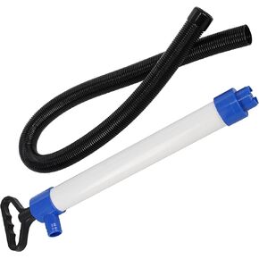 BISupply Water Hand Pump Siphon Bailer - Portable 20 GPM Suction Manual Bilge Pumps for Boats Kayak Canoe and More