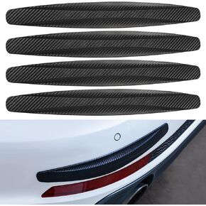 4PCS Black Bumper Guard Strip - Anti-Collision Patch, Scratch-Resistant Protector Trim, Universal for Cars SUV Pickup Truck in Kuwait