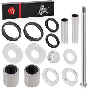 Swingarm Seals Bearing Sleeve & Pivot Bolt Rebuild Kit for Honda 400EX TRX400EX TRX400X 1999-2014