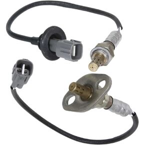 1 Pair Upper + Lower O2 Oxygen Sensors Replacement for Chevy Prizm,for Toyota Corolla 2002 2001 2000 1999 1998 1.8L L4,Replaces#234-4205 234-4061,Set of 2pcs