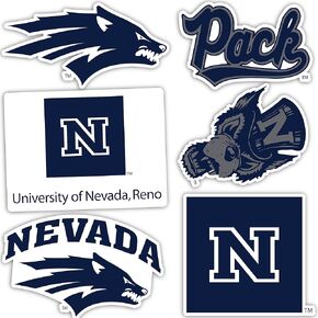 University of Nevada Reno Sticker UNR Wolf Pack Stickers Vinyl Decals Laptop Water Bottle Car Scrapbook T2 (Type 2)