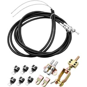 Universal Parking Brake Cable Kit Replace 330-9371 Fits for Wilwood Emergency Brake 110" Long Cables with 97" Long Sheath