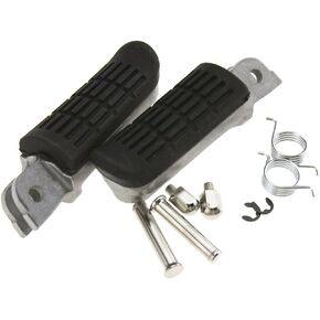 Pair Motorcycle Foot Pegs Footrest Compatible with Yamaha FJR 1300 FZ6 FZ400 FZ1 XJ6