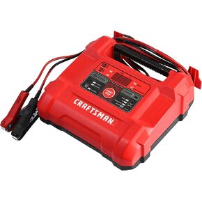 CRAFTSMAN CMXCESM162 15A 6V/12V Fully Automatic Battery Charger and Maintainer – Compatible with Standard, AGM, Deep-Cycle and Lithium Batteries – Digital Display