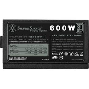 سيلفرستون تكنولوجي سترايدر 850 وات 80 بلس بلاتينيوم وحدات PSU 850 مزود طاقة PS-ST85F-PT