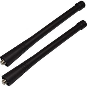 HQRP 2-Pack VHF Antenna Compatible with Motorola Saber II/Saber IIR/Saber III / SV10 / SV11 / SV11D / SV21 / SV12 / SV22 / SV22C / SU210 / SU22 / SU22C / SU220