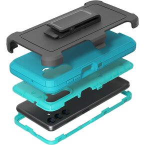 Compatible with Samsung Galaxy A13 5G Case(NOT for A13 4G), with Belt Clip Holster Heavy Duty Rugged Shockproof Full Body Protection Kickstand Phone case for Samsung Galaxy A13 5G (Black)