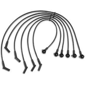 A-Premium Ignition Spark Plug Wires Set of 6 Compatible with Ford F-150 F150 E-150 Econoline E-250 Econoline E-150 Econoline Club Wagon 1997-2000 4.2L