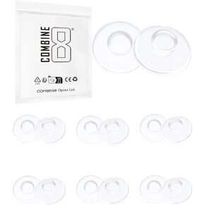 Eyeglass Nose Pads, 6 Pairs Round Clear Soft Silicone Glasses Nose Pad, Push-in Anti-Slip Nose Bridge Pads for Glasses Sunglasses