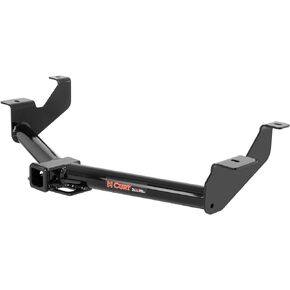 CURT 13167 Class 3 Trailer Hitch, 2-Inch Receiver, Fits Select Ford Transit Connect, GLOSS BLACK POWDER COAT