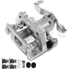 A-Premium Disc Brake Caliper Assembly with Bracket Compatible with Select Ford and Mercury Models - Taurus/Taurus X/Sable 2008-2009 3.5L, Five Hundred/Freestyle/Montego 2005-2007 3.0L - Rear Driver