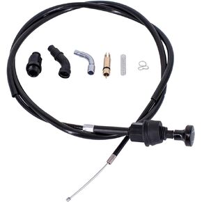 Carburetor Choke Cable and Plunger Choke Starter Valve Kit Fits for 2000-2006 Honda TRX350 Rancher 350 Replace 17950-HN0-A12 16046-HM5-730