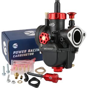 PE17 Carburetor 17mm Carburetor with Carb Jets for Flange Motorcycle Engine 80cc 90cc100cc Dirt Pit Bike Motorcycle Scooter ATV Quad