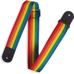 Levy's Leathers 2" Wide Rainbow Polyester Guitar Strap (M8POLY-RNB)