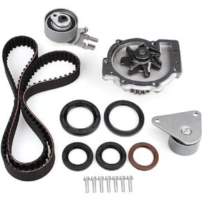 Engine Timing Belt Kit with Water Pump TCKWP331A Fit for 2001-2013 Volvo S40 S80 S60 V50 V70 XC70 XC90 Engine 3887615 2.3L 2.4L 2.5L
