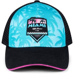 F1 2023 إصدار محدود قبعة ميامي جي بي الشبكية متعددة الألوان in Kuwait