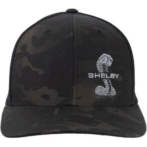 قبعة Shelby Flex Fit Ripstop - مموهة - منتج Shelby® مرخص رسميًا - قابلة للتعديل، مقاس واحد يناسب الجميع - حماية من التجاعيد وأداء أعلى لامتصاص الرطوبة in Kuwait