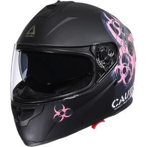 TRIANGLE Dual Visor Motorcycle Helmet Full Face Helmets with Tinted sunshield DOT Approved in Kuwait