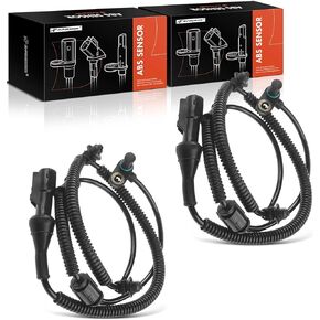 A-Premium ABS Wheel Speed Sensor Compatible with Ford, Lincoln Models - F-150 F150 2009-2010, Expedition 2010, Navigator 2010 - Front Driver and Passenger Side, 2-PC Set, Replace# 9L3Z2C204A