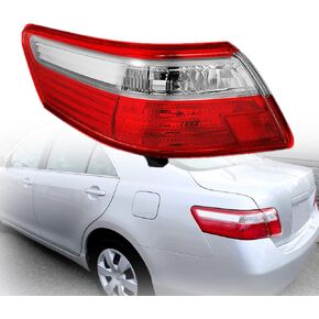 munirater 1-Pack Left Outter Piece Rear Tail Light Brake Lamp Replacement for 2007 2008 2009 Toyota Camry Driver Side