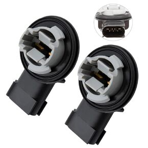 Tail Light Socket Tail Lamp Wiring Harness Plug Connectors Replacement, Tail Light Lamp Bulb Socket Fit for Dodge Ram 1500 2009-2020 Ram 2500 3500 2010-2020 OEM# 68226719AA (Pack of 2)