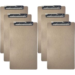 Trade Quest Ledger Size Clipboard Lever Hinge Clip 19.5 بوصة × 11.6 بوصة (عبوة من 6 قطع)