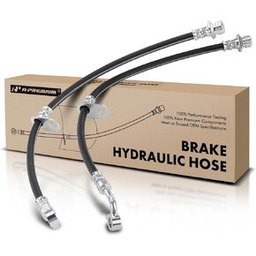A-Premium Front Driver and Passenger Brake Hydraulic Hose Compatible with Honda Models - CR-V 2007 2008 2009 2010 2011 - Replace# 01465SWA000(Pack of 2)