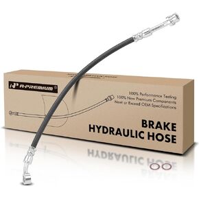 A-Premium Front Driver Brake Hydraulic Hose Compatible with Hyundai and Kia Models - Santa Fe 2010-2012, Sorento 2011-2013 - Replace# 587312B010