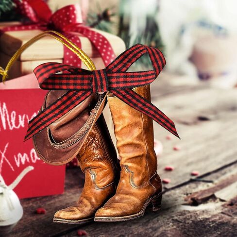 Talataca Cowboy Cowgirl Hat Boots Men Women Western Horse 2D Flat Car Rear View Mirror Accessories Christmas Tree Ornament Decoration Hanging Charm Interior Rearview Pendant Decor Gift in Saudi Arabia