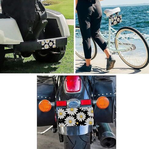 Cool Tiger Decorative Car Front License Plate, Vanity Tag, Metal Car Plate, Aluminum Novelty License Plate for Men/Women/Boy/Girls Car 6 X 12 Inch (4 Holes) in Kuwait