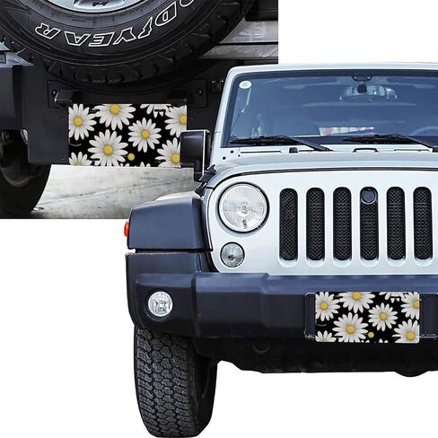 Cool Tiger Decorative Car Front License Plate, Vanity Tag, Metal Car Plate, Aluminum Novelty License Plate for Men/Women/Boy/Girls Car 6 X 12 Inch (4 Holes) in Kuwait