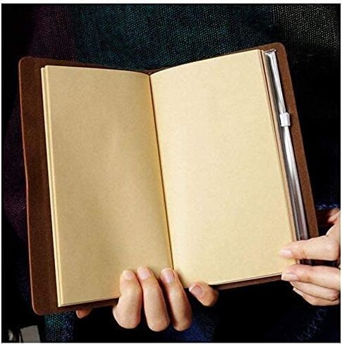 To My Granddaughter Leather Journal, I'LL ALWAYS BE WITH YOU - Sketchbook Travel Journal Sketch Diary Refillable Notebook, Back to School Gifts for Granddaughter Girls Office Product in Saudi Arabia