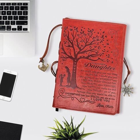 إلى مجلة حفيدتي الجلدية، سأظل معك دائمًا - دفتر رسم دفتر يوميات السفر القابل لإعادة الملء، هدايا العودة إلى المدرسة لمنتج مكتب الحفيدة للفتيات in Kuwait